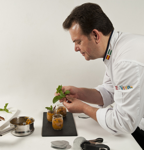 Chef Antonio Carmona at Hotel Restaurante Terraza Carmona in Vera, Almeria Chef Antonio Carmona at Hotel Restaurante Terraza Carmona in Vera, Almeria