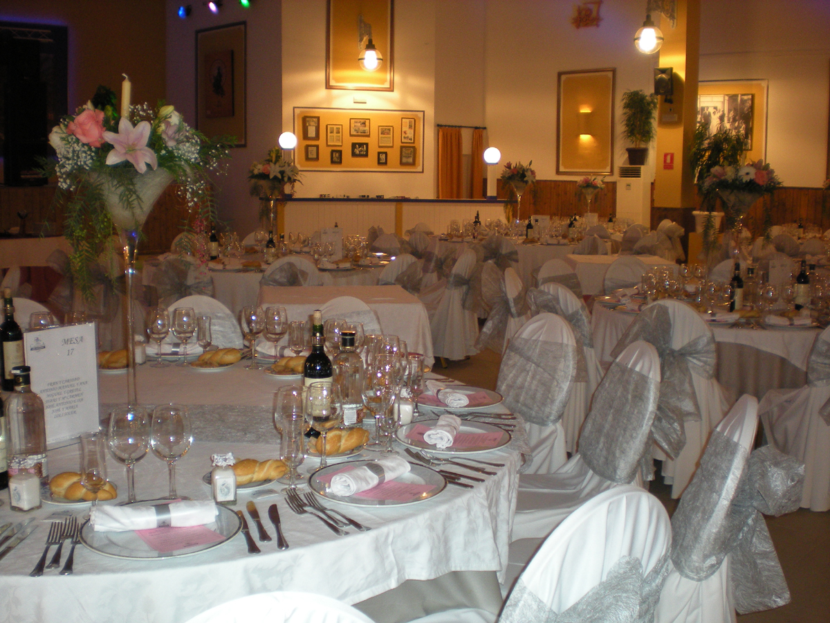 Celebration table detail - Hotel Restaurante Terraza Carmona