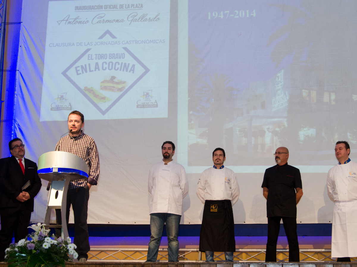 JORNADAS GASTRONÓMICAS EL TORO BRAVO Y LA COCINA celebradas en Hotel Restaurante Terraza Carmona