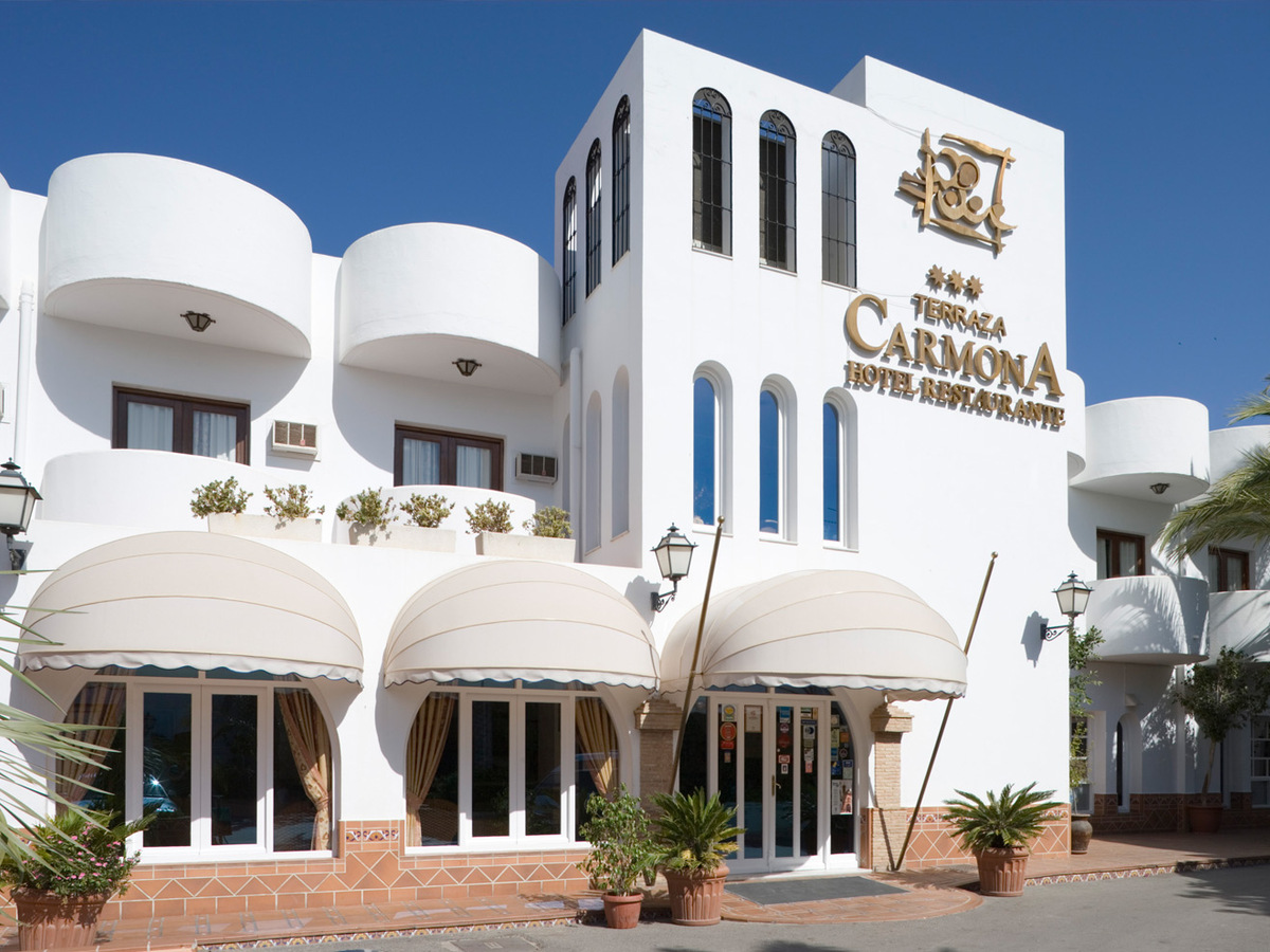 Entrada al Hotel Restaurante Terraza Carmona