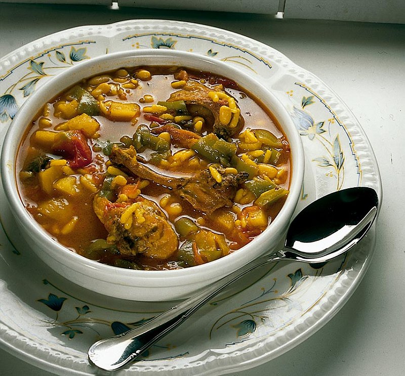 Rabbit gurullo stew from 'El Roceipón' - Hotel Restaurante Terraza Carmona