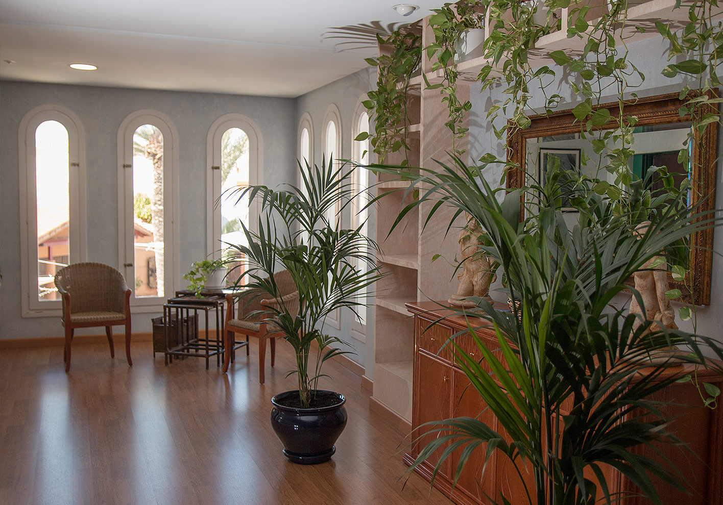 Hall de Entrada del Hotel Restaurante Terraza Carmona en Vera, Almería