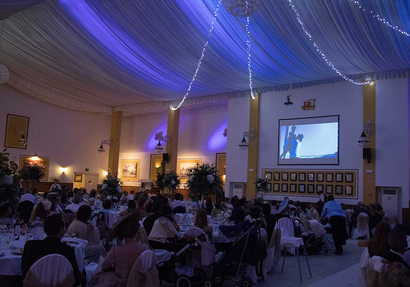 Carpa Cine del Hotel Restaurante Terraza Carmona en Vera, Almería