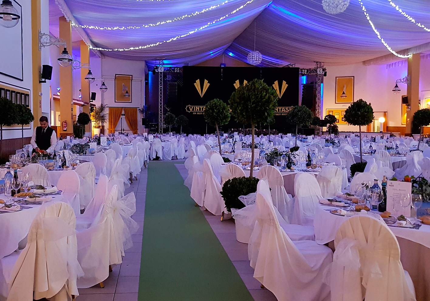 Carpa Cine del Hotel Restaurante Terraza Carmona en Vera, Almería