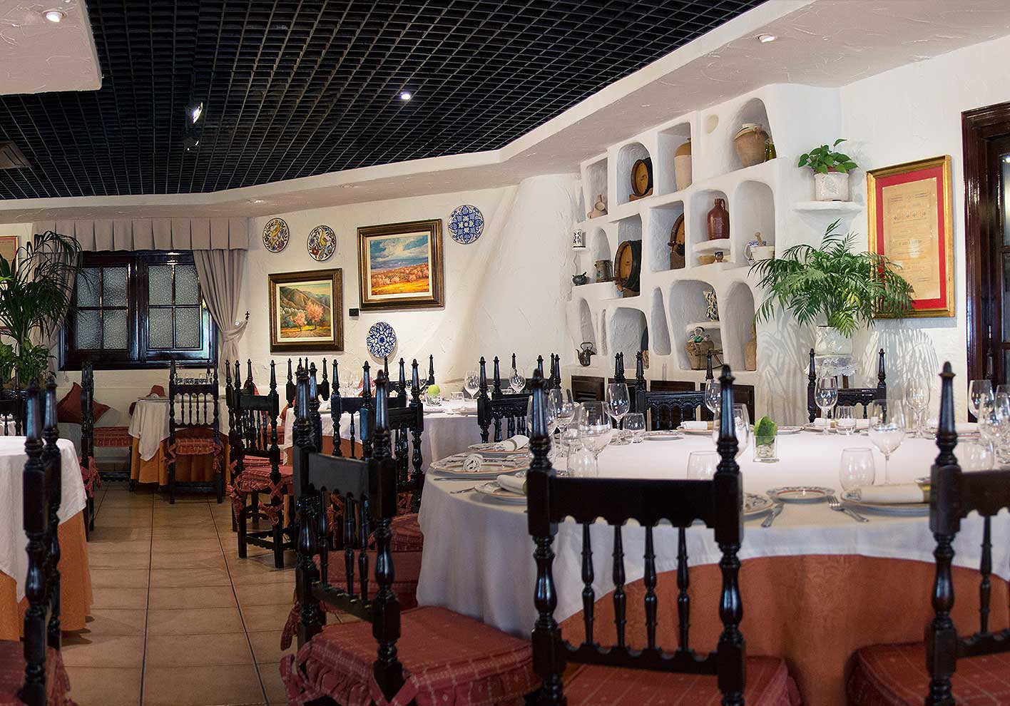 Comedor Principal del Hotel Restaurante Terraza Carmona en Vera, Almería