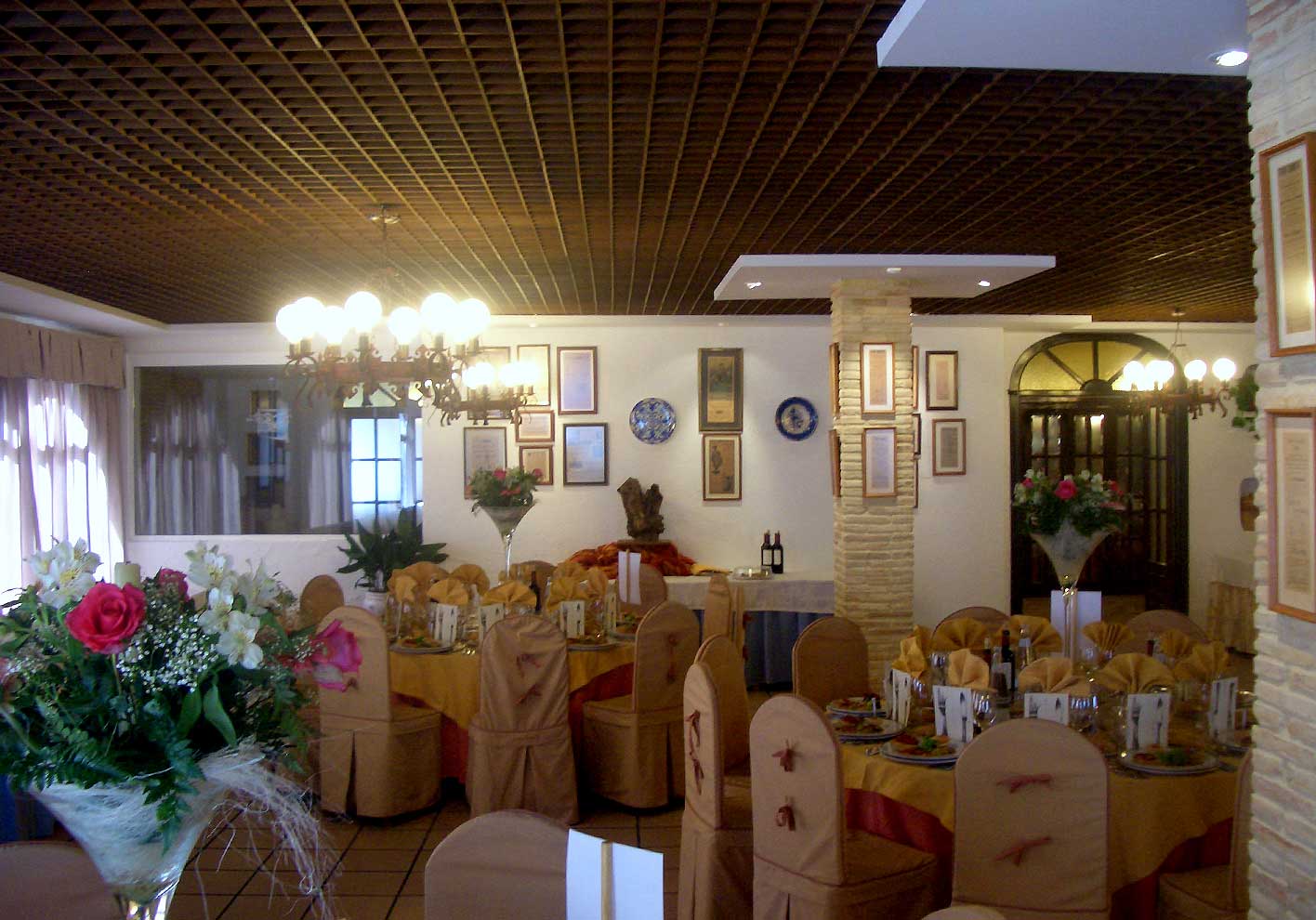Comedor Privado del Hotel Restaurante Terraza Carmona en Vera, Almería